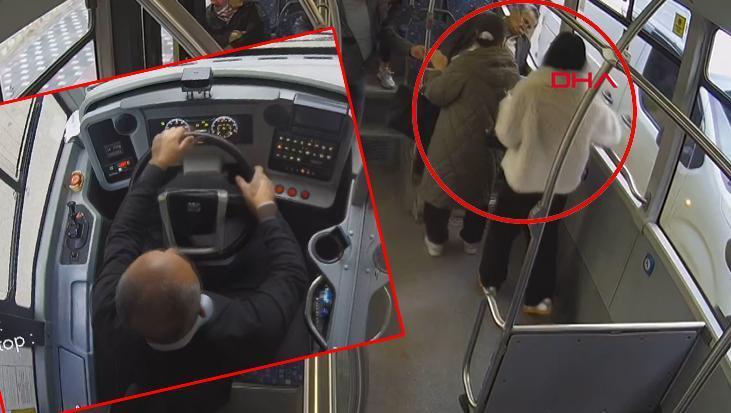 Belediye otobüsünde kalp krizi geçirdi! Kahraman şoför, yolcuyu hastaneye böyle yetiştirdi