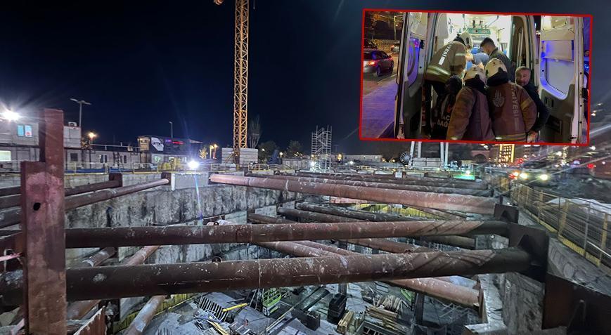 Beyoğlu’nda metro inşaatında çökme! 1 işçi hayatını kaybetti