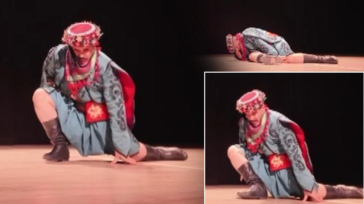 Bir anda acı içinde kıvranmaya başladı! Ters hareket yapan dansçının çapraz bağları koptu