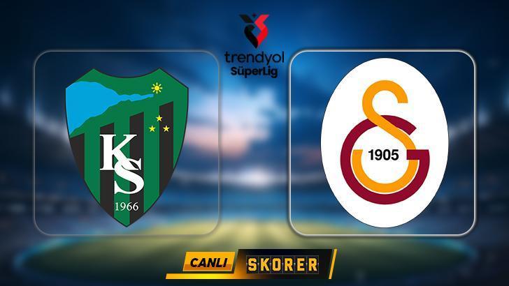 CANLI | Süper Lig’de Kocaelispor – Galatasaray maçı!