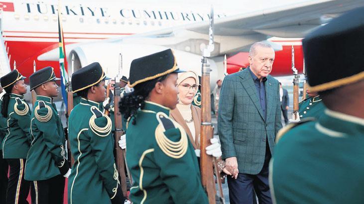 Erdoğan G20 Zirvesi için G.Afrika’da