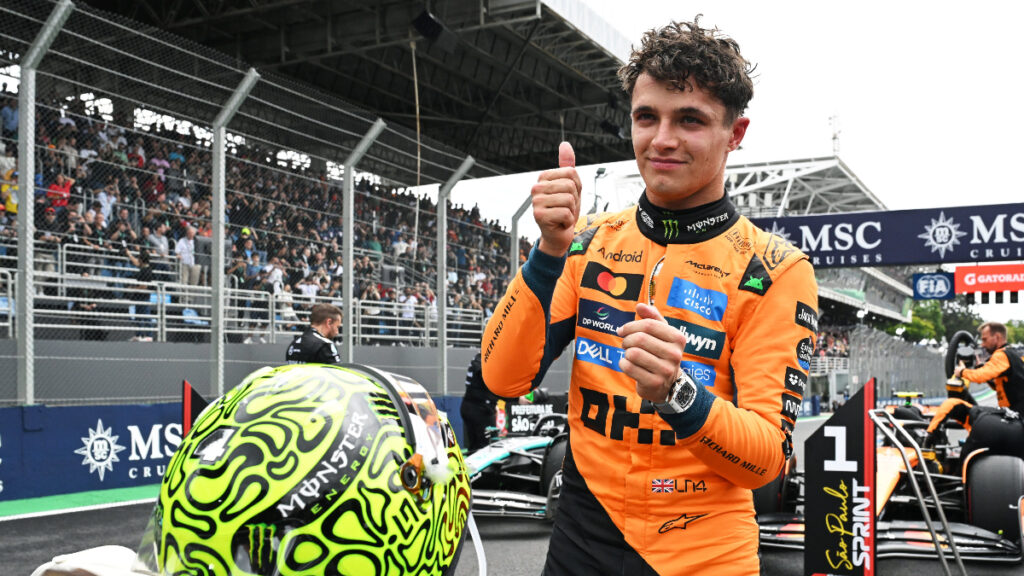 Formula 1 Brezilya Grand Prix’sinde sprint yarışını Lando Norris kazandı