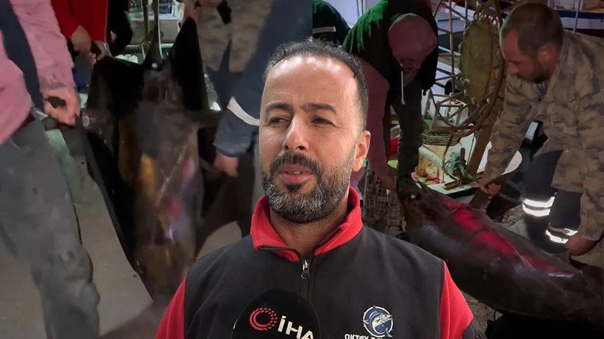 Hataylı balıkçıların inanılmaz avı! 2,5 saatte tekneye çektiler: ‘Böylesini yılda bir kez görürüz’