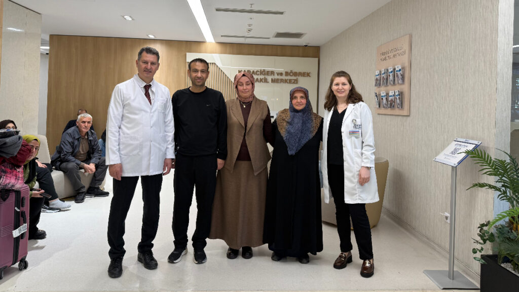 Kocaeli’de damadına böbreğini verdi