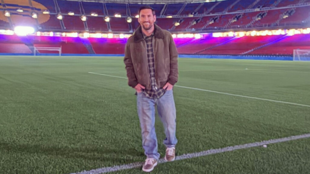 Lionel Messi’den Camp Nou’ya ziyaret
