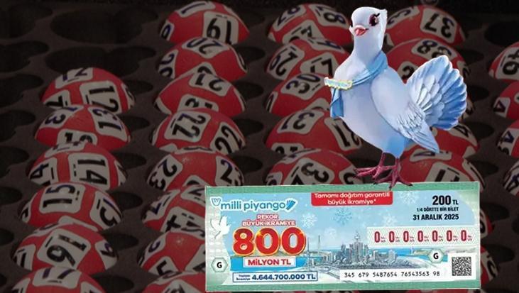 Milli Piyango yılbaşı özel çekilişinde rekor ikramiye tam 800 milyon TL! Tamamı dağıtım garantili