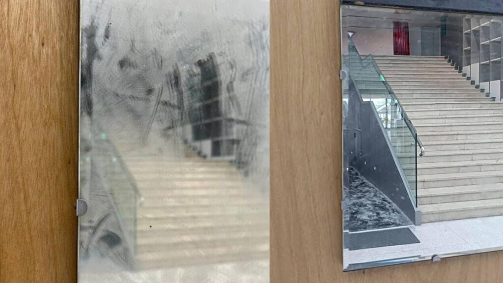 Tayvan’da temizlik görevlisi sanat eserini ‘kirli ayna’ sanıp sildi