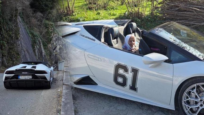 Trabzon’a milyonluk aracıyla geldi! ‘Gören herkes binmek istiyor’