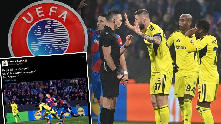 Viktoria Plzen – Fenerbahçe maçının yankıları sürüyor! Olay hakem için UEFA’ya şikayet