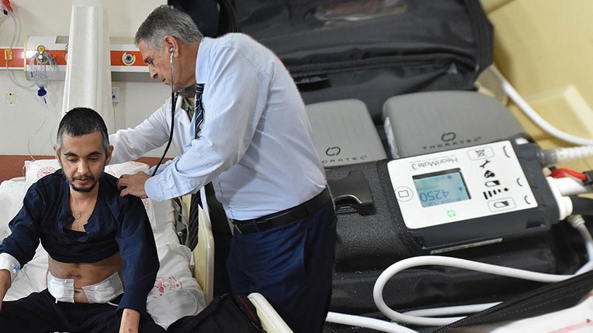 36 yaşında hayata tutundu! Yapay kalbi iki çantaya bağlı: Bu halime şükür