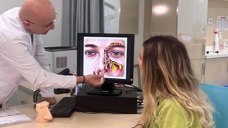 ‘Balon yöntemi sinüzit ameliyatlarında riski en aza indiriyor’