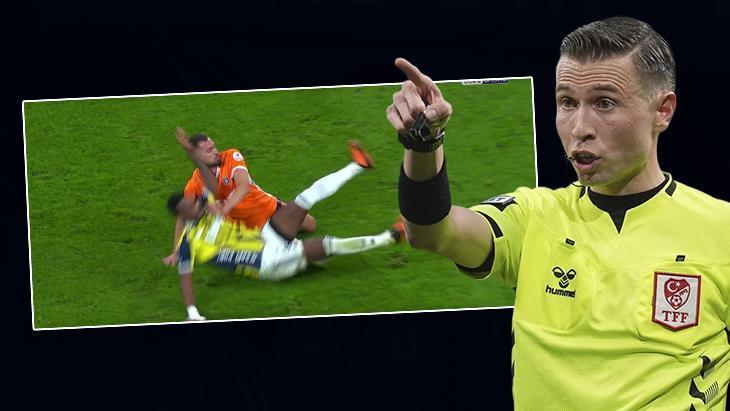 Başakşehir – Fenerbahçe maçında kırmızı kart tartışması! Trio’da eski hakemlerden son nokta