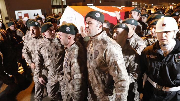 Çekmeköy’deki operasyonda şehit olan polis memuru Albayrak’ın naaşı Samsun’a getirildi