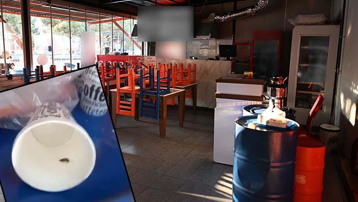 ‘Çiğ tavuk takıldığı’ iddiası sonra dönerciye denetim! Haşereler görüldüğü salon mühürlendi