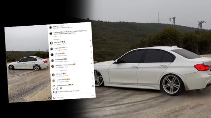 Drift yaptığı videoyu sosyal medya hesabından paylaşan sürücüye ceza
