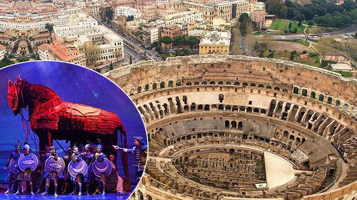 Dünya mirası Troya, Roma’nın kalbi Kolezyum’da sergilenecek