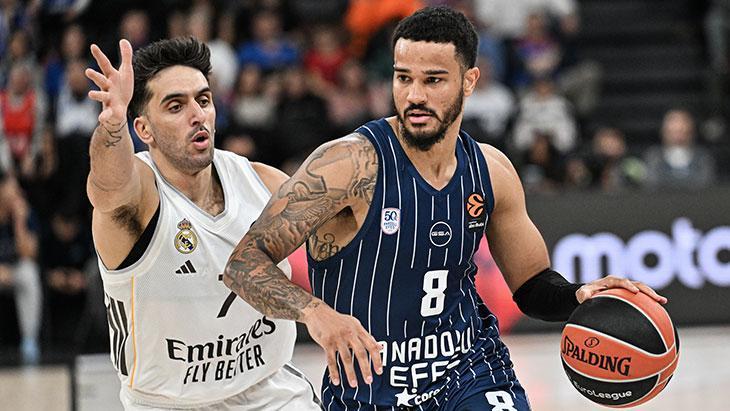 Euroleague’de Anadolu Efes, Real Madrid karşısında mağlup