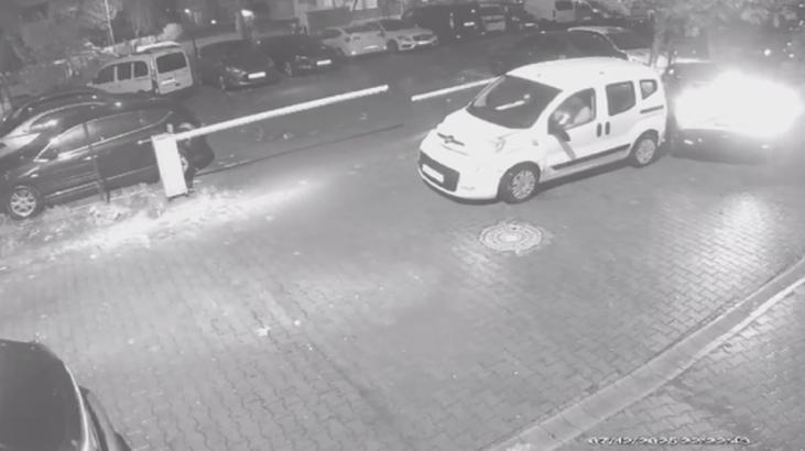 Görüntüler aksiyon filmlerini aratmadı! 2 kişiye çarpan alkollü sürücü paniğe kapılınca 7 aracı hurdaya çevirdi