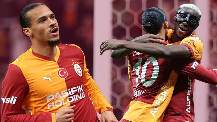 Leroy Sane, Almanya’da manşetlerde! Galatasaray’ın galibiyetinde damga vurdu