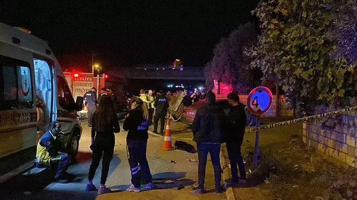 Osmaniye’de zincirleme trafik kazası! 3 araç birbirine girdi! Ölü ve yaralılar var