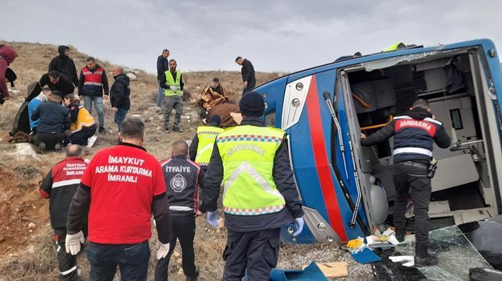 Sivas Zara’da feci kaza! Cezaevi nakil aracı devrildi; 9 yaralı