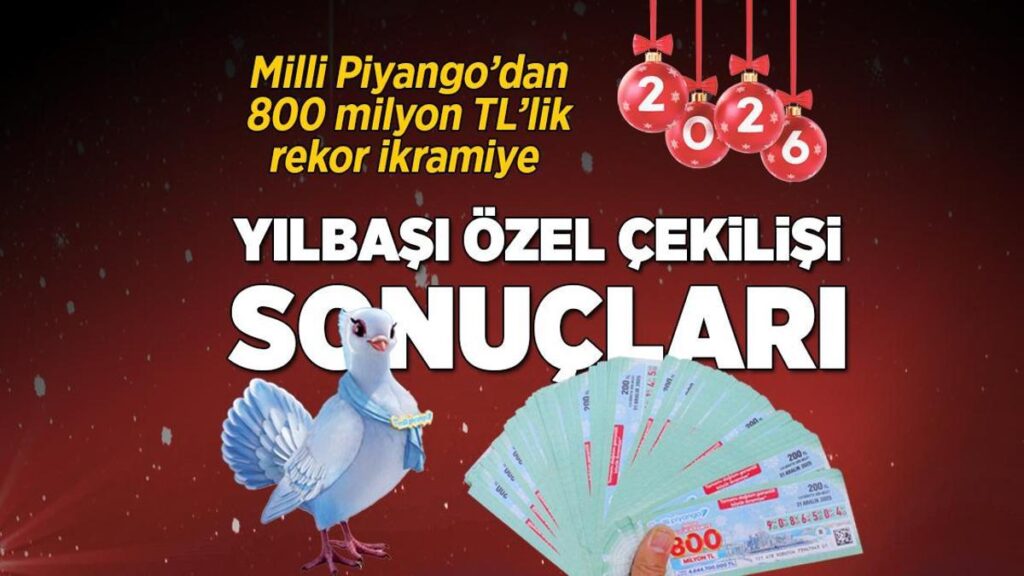 SON DAKİKA | İşte Milli Piyango Yılbaşı Özel Çekiliş sonuçları! Şanslı numaralar belli oluyor…
