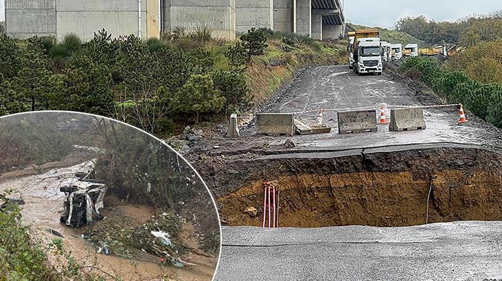 Son dakika… Meteoroloji’den 21 kent için alarm! Sağanak nedeniyle İstanbul’da yol çöktü