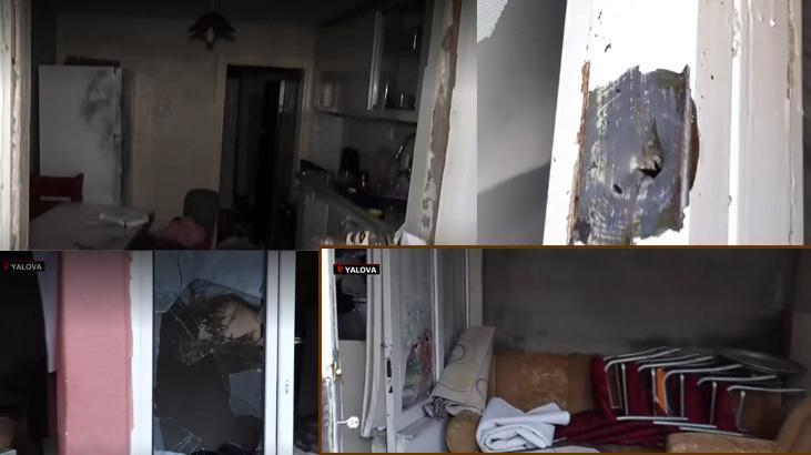 Son dakika… Yalova’da çatışmanın yaşandığı ev görüntülendi: Her noktada kurşun izleri