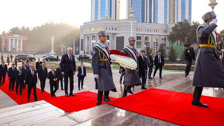 Tacikistan Cumhurbaşkanı Rahman, TBMM Başkanı Kurtulmuş’u kabul etti