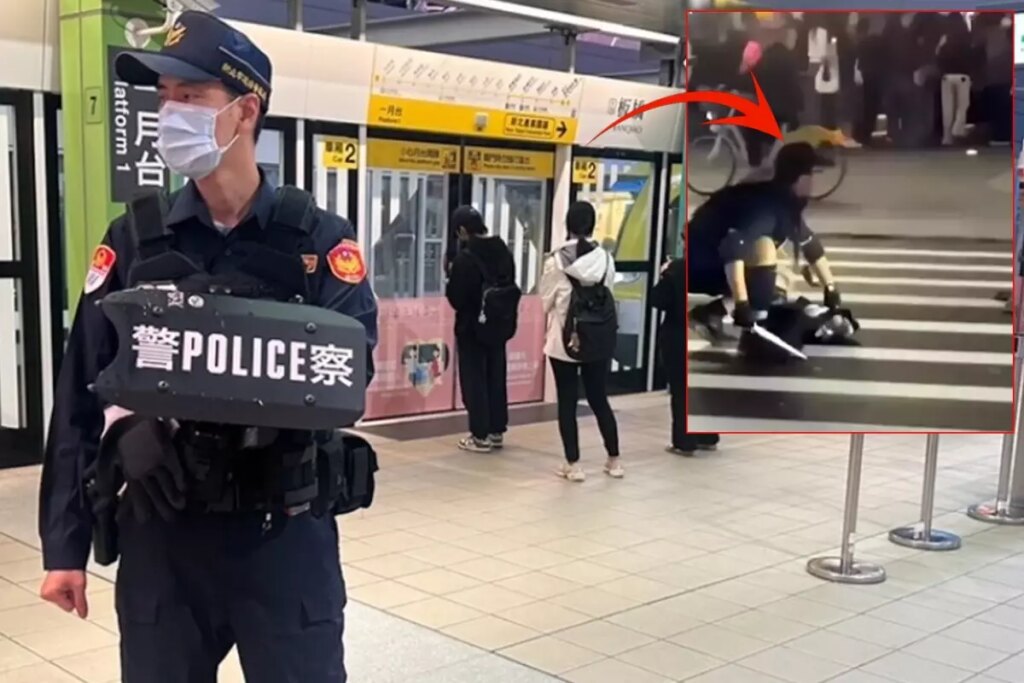 Tayvan’da metroda bıçaklı saldırı: Sis bombası atıp 3 kişiyi katletti