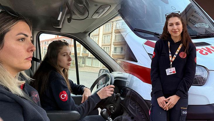 Trafikte ve olay yerinde hayat kurtarıyor! Kadın Paramedik Müzeyyen her gün saniyelerle yarışıyor
