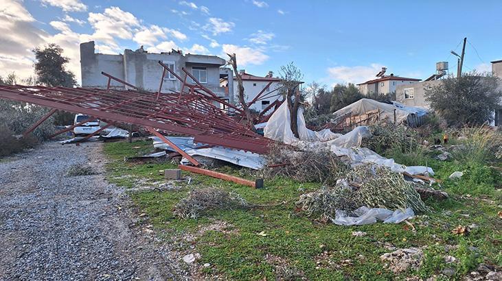Antalya’da hortumun neden olduğu zarar, gün ağardığında ortaya çıktı