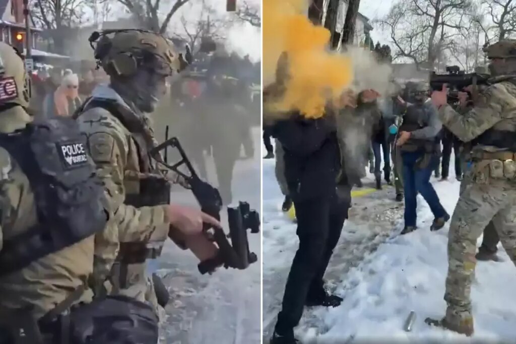 Cinayet sonrası tansiyon yükseldi! Polisten halka sert müdahale