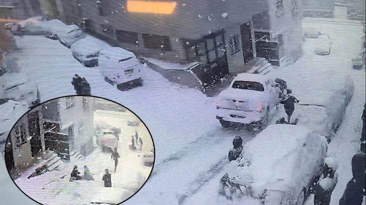 İstanbul’da yokuştan kayan kamyonet kar topu oynayan çocuklara çarptı! Sürücü tutuklandı