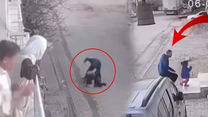 Mardin’de dehşet anları! Kucağında bebeği olan kadını darbetti, kız çocuğuna saldırdı