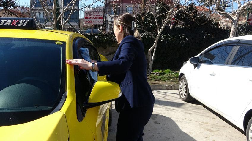 3 çocuk annesi taksici Hacer Topal gece gündüz çalışıyor! ‘Merhaba abi’ deyip biniyorlar