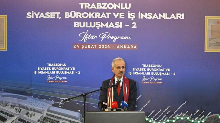 Bakan Uraloğlu açıkladı! Trabzon-Samsun arası 2 saate düşüyor