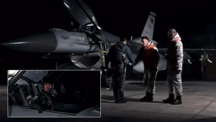 Balıkesir’de düşen F-16’da şehit Binbaşı İbrahim Bolat’tan geriye bu görüntüler kaldı!