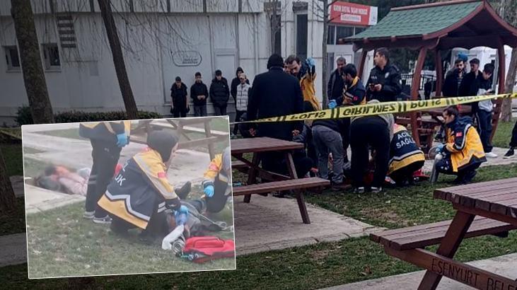 Esenyurt’ta parkın ortasında dehşete düşüren olay! Önce eşine sonra kendine sıktı
