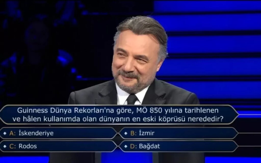 Guinness Dünya Rekorları’na göre, MÖ 850 yılına tarihlenen ve hâlen kullanımda olan dünyanın en eski köprüsü nerededir?