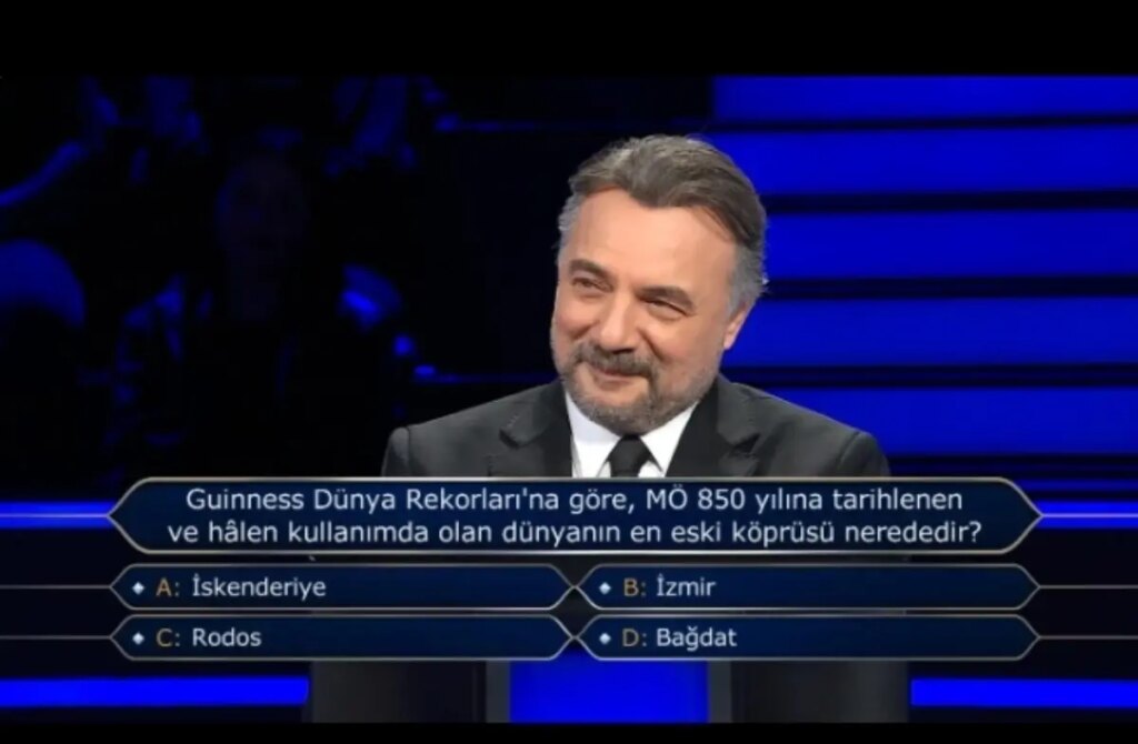 Guinness Dünya Rekorları’na göre, MÖ 850 yılına tarihlenen ve hâlen kullanımda olan dünyanın en eski köprüsü nerededir?