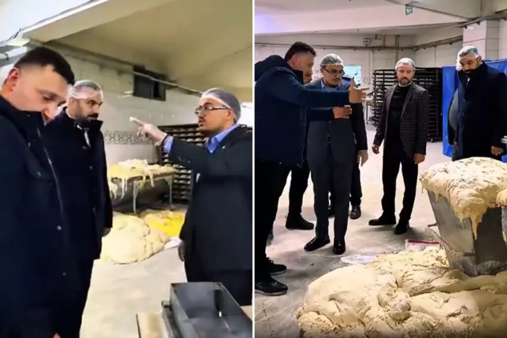 Hamurlar yerlere taştı, işletme sahibinin savunması skandalı ikiye katladı