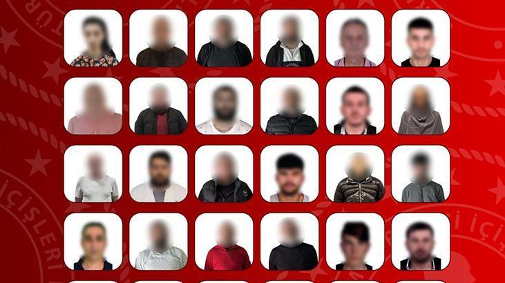 İçişleri Bakanlığı duyurdu: 23’ü kırmızı bültenle aranan 41 suçlu yakalandı