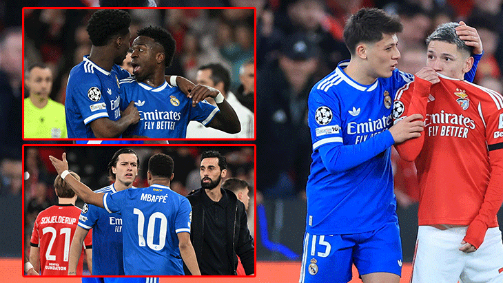 Şampiyonlar Ligi’nde ırkçılık skandalı! Vinicius Jr. ve Mbappe çılgına döndü: Men edilmeli