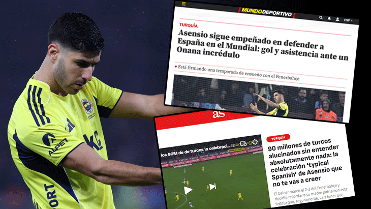 Trabzonspor – Fenerbahçe maçı sonrası Asensio İspanya’da gündem oldu! ‘Türkler hayrete düştü’