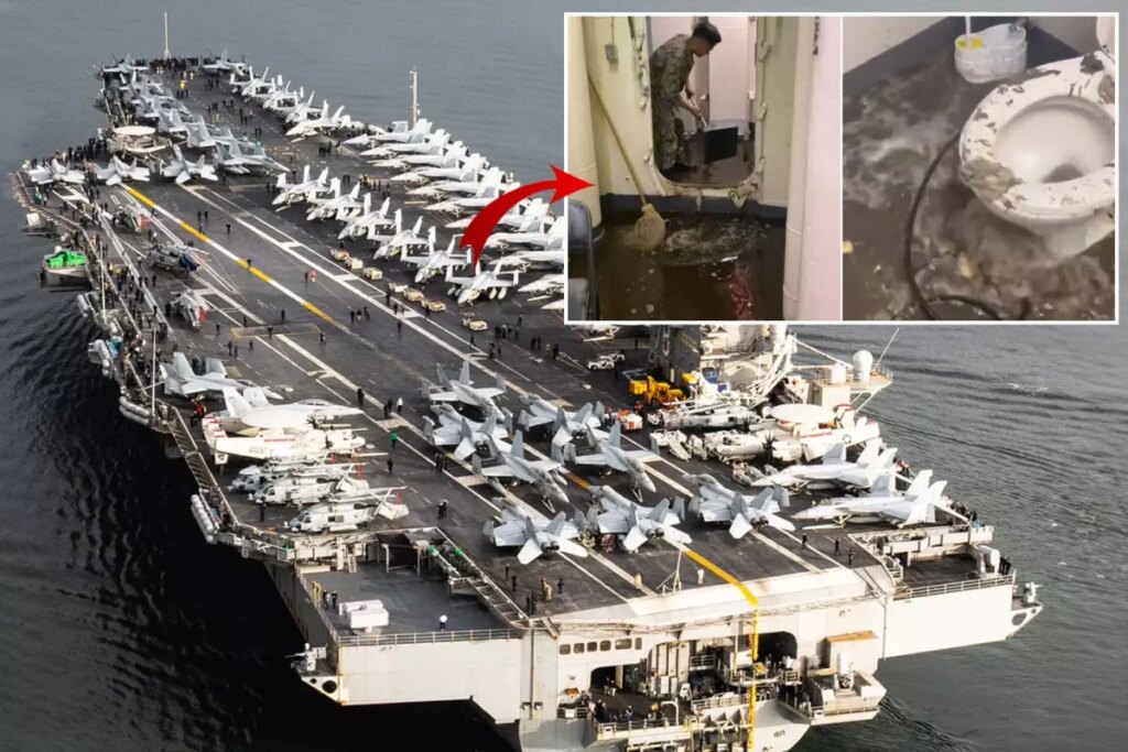 Trump’ın İran saldırısı için gönderdiği gemiye bakın! Personel canından bezdi