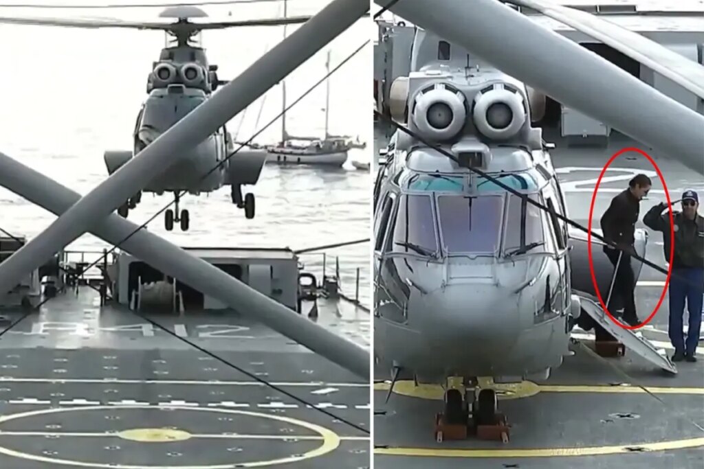 Ülkede gerilim tırmanırken Cumhurbaşkanı donanmaya ait gemiye nakledildi