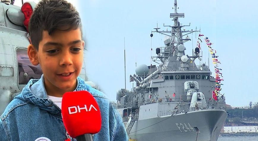 23 Nisan’da çocuklardan TCG Barbaros’a yoğun ilgi: ‘Gurur verici’