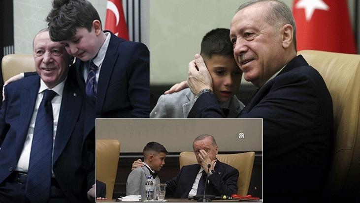Cumhurbaşkanı Erdoğan, 23 Nisan’da çocuklarla bir araya geldi