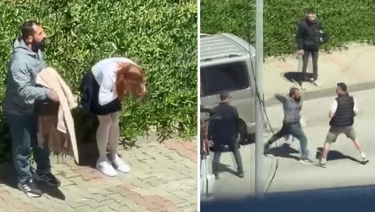 Maltepe’de sokak ortasında dehşet! Hem kadını darbetti hem de müdahale edenlere saldırdı